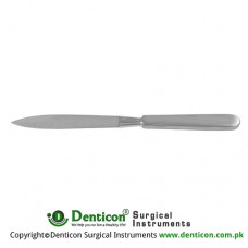 Liston Amputation Knife With Hollow Handle Stainless Steel, 35 cm - 13 3/4" Blade Size 220 mm
